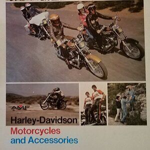 AMF - Harley Davidson Vintage brochure